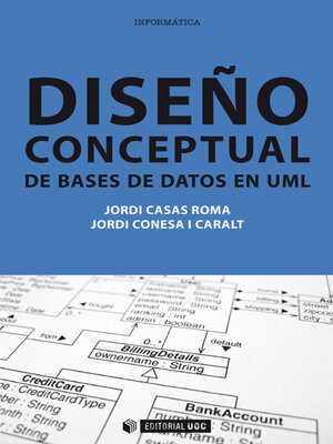 cover image of Diseño conceptual de bases de datos en UML